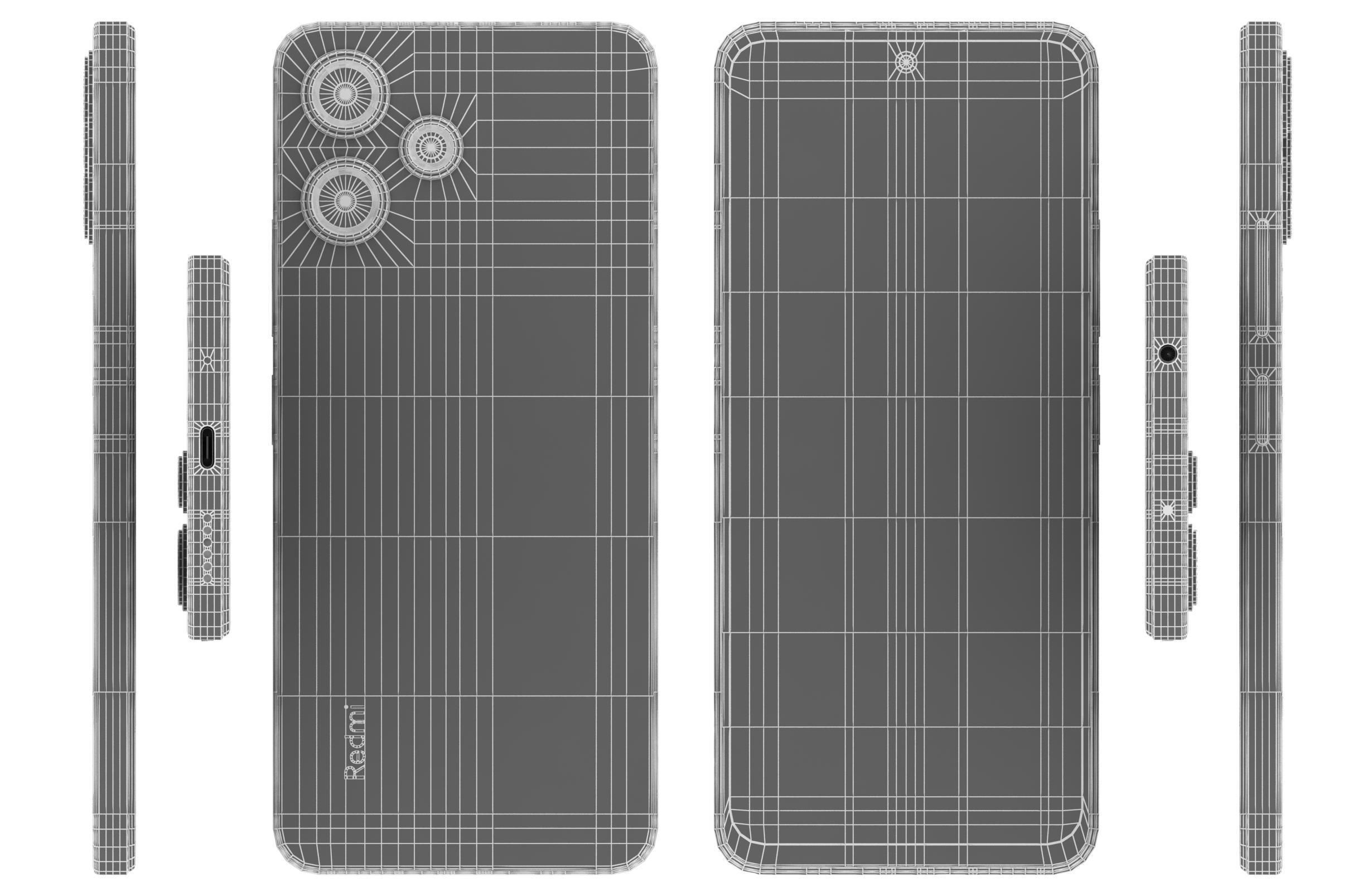 Xiaomi Redmi 12 5G Blue 3D model_16