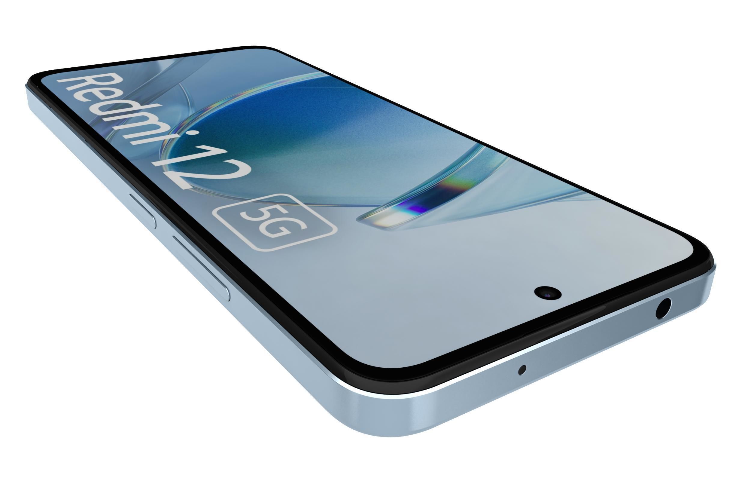 Xiaomi Redmi 12 5G Blue 3D model_13