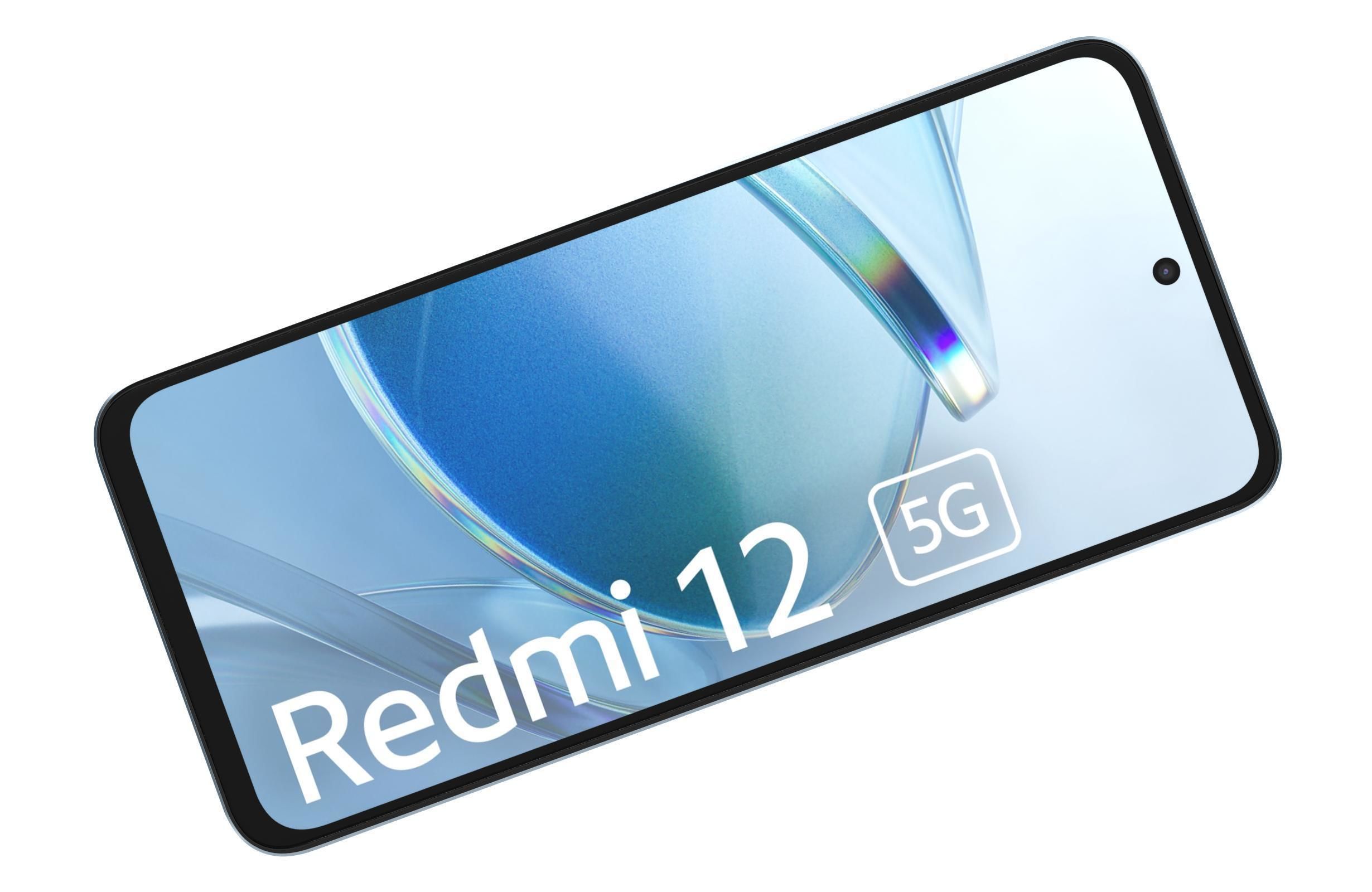 Xiaomi Redmi 12 5G Blue 3D model_10