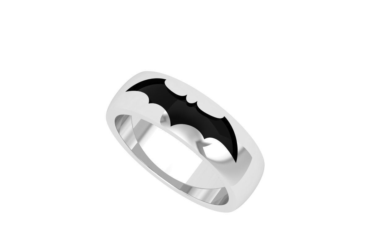 Batman Ring 3D print model_1