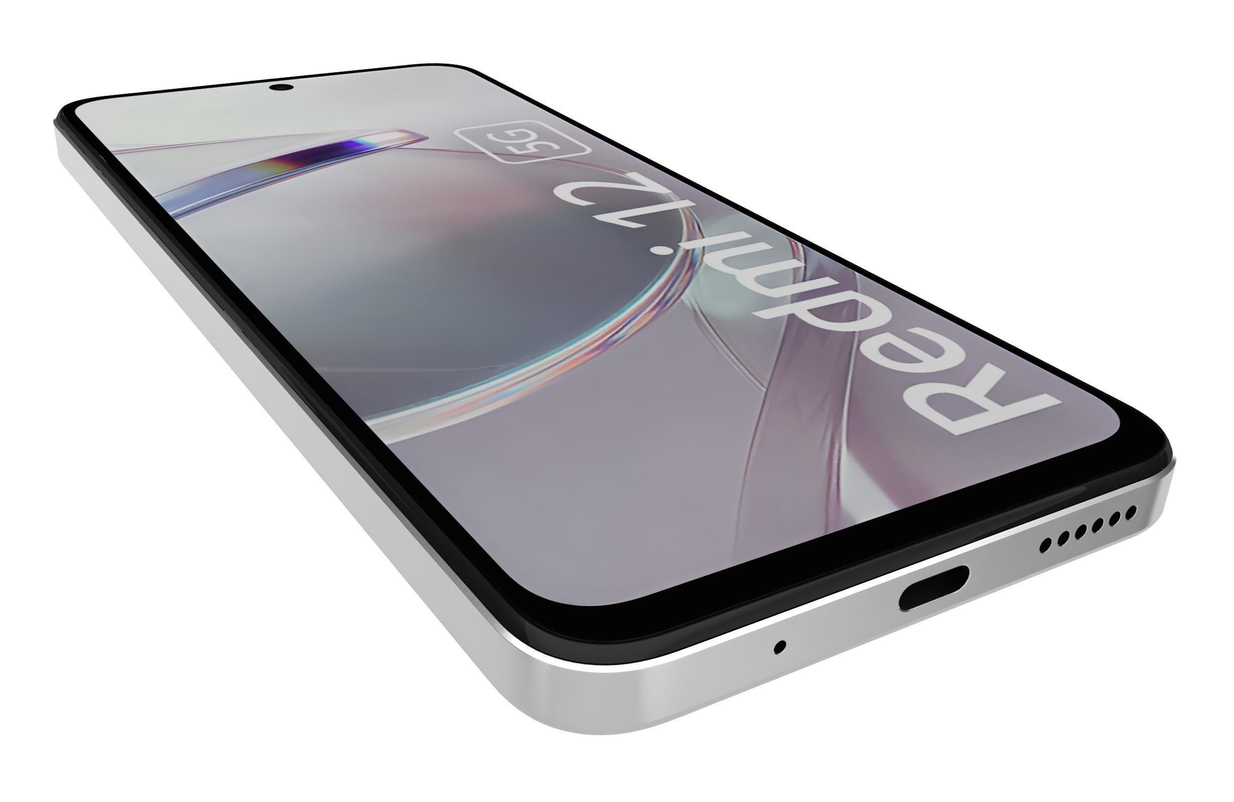 Xiaomi Redmi 12 5G White 3D model_12