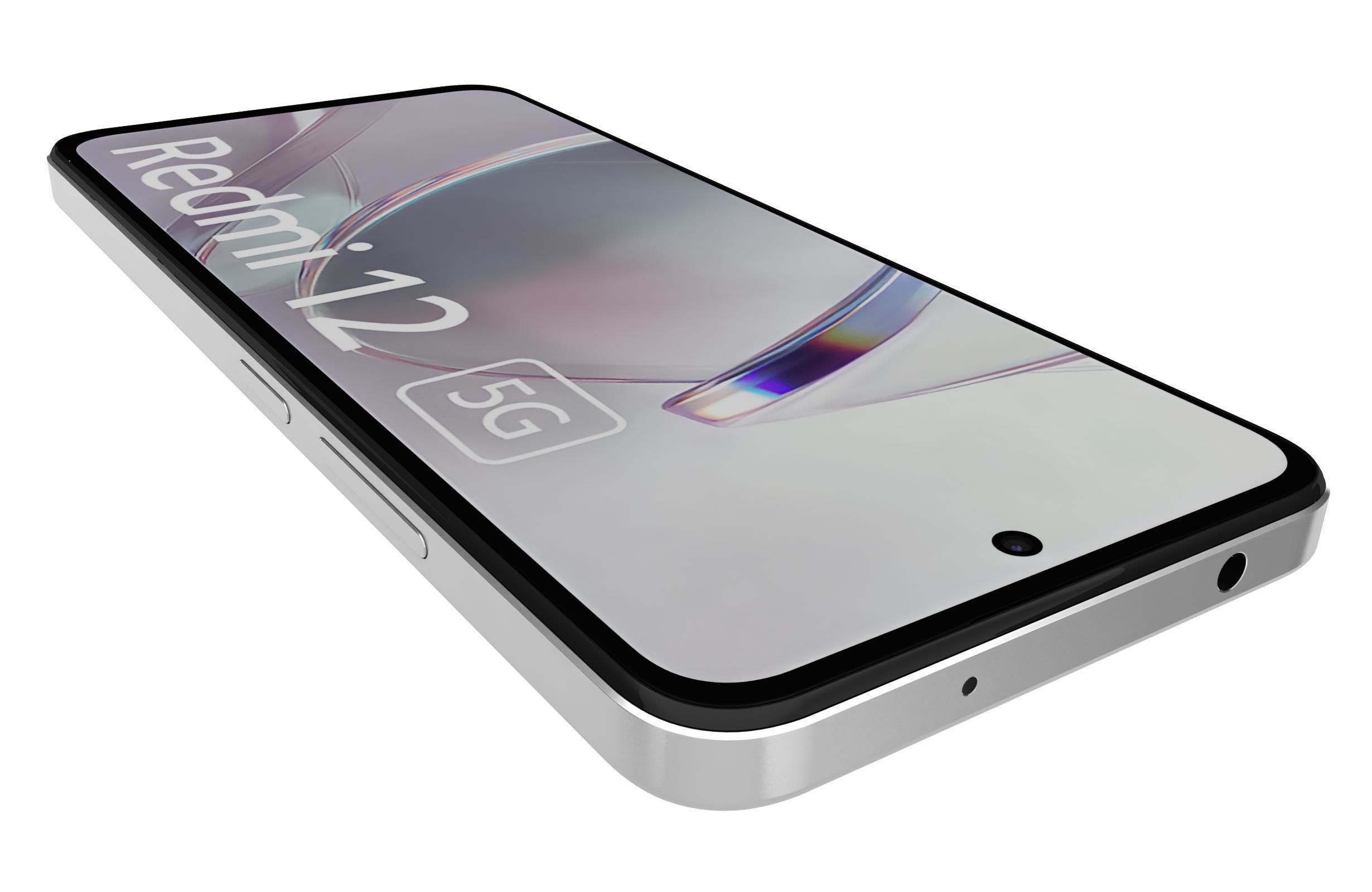 Xiaomi Redmi 12 5G White 3D model_13