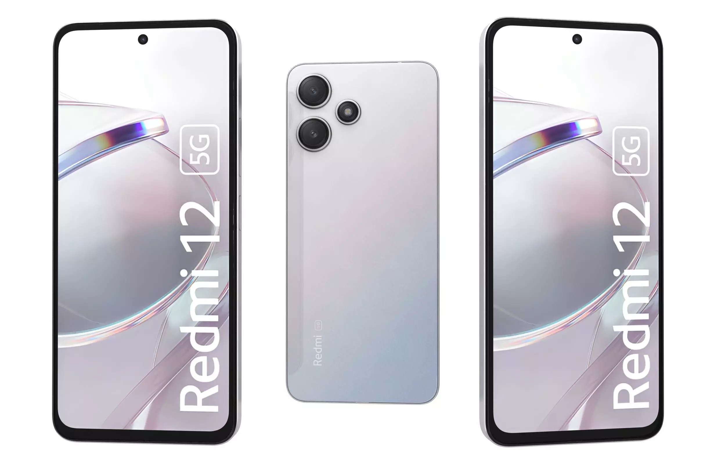 Xiaomi Redmi 12 5G White 3D model_0