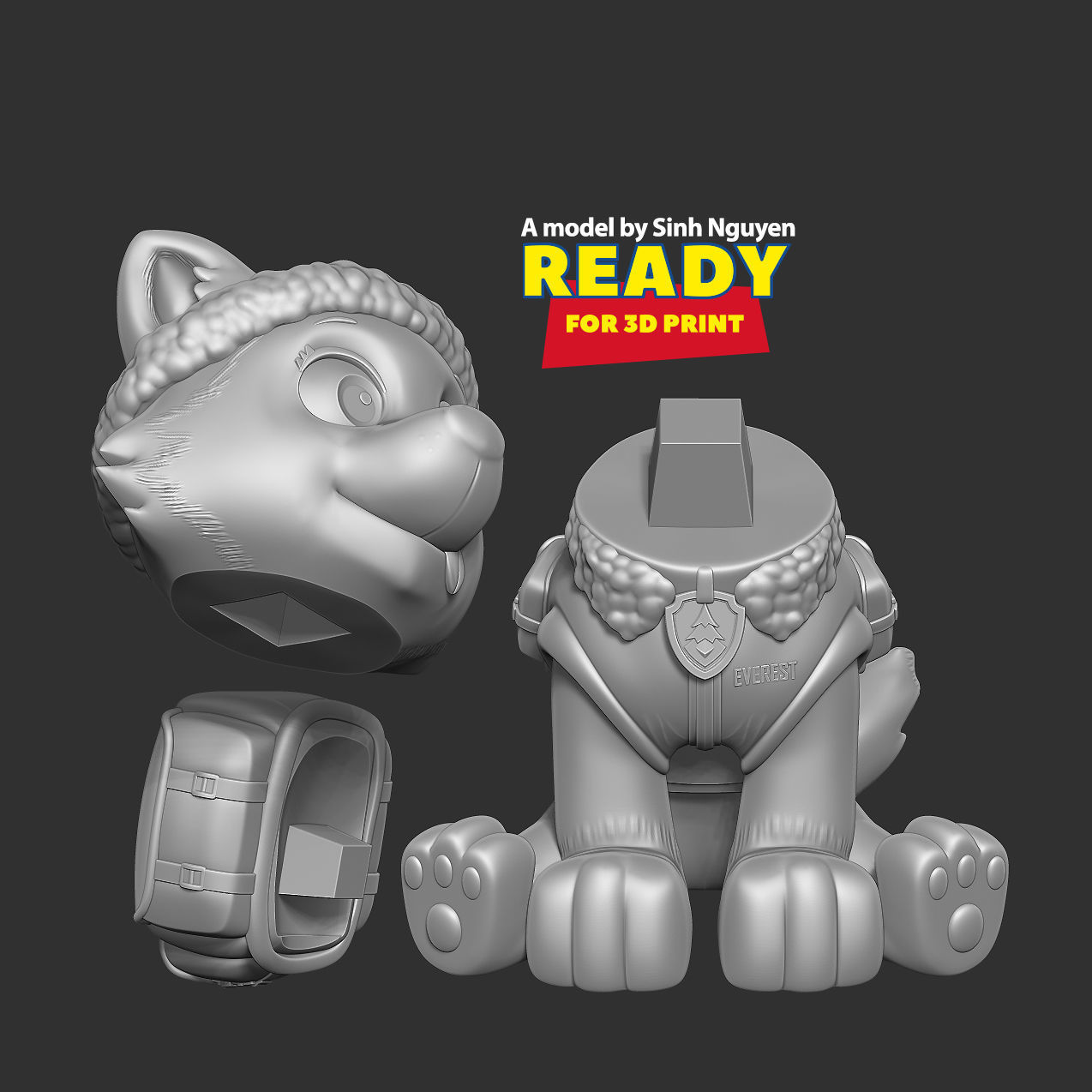 Everest - Paw Patrol 3D print model_2