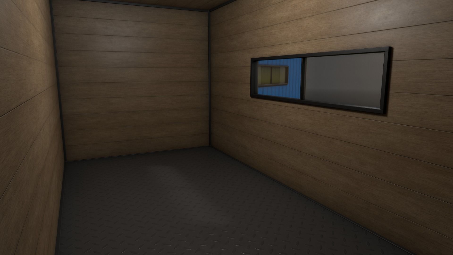 PBR Shed House A 20ft V2 Low-poly 3D model_16