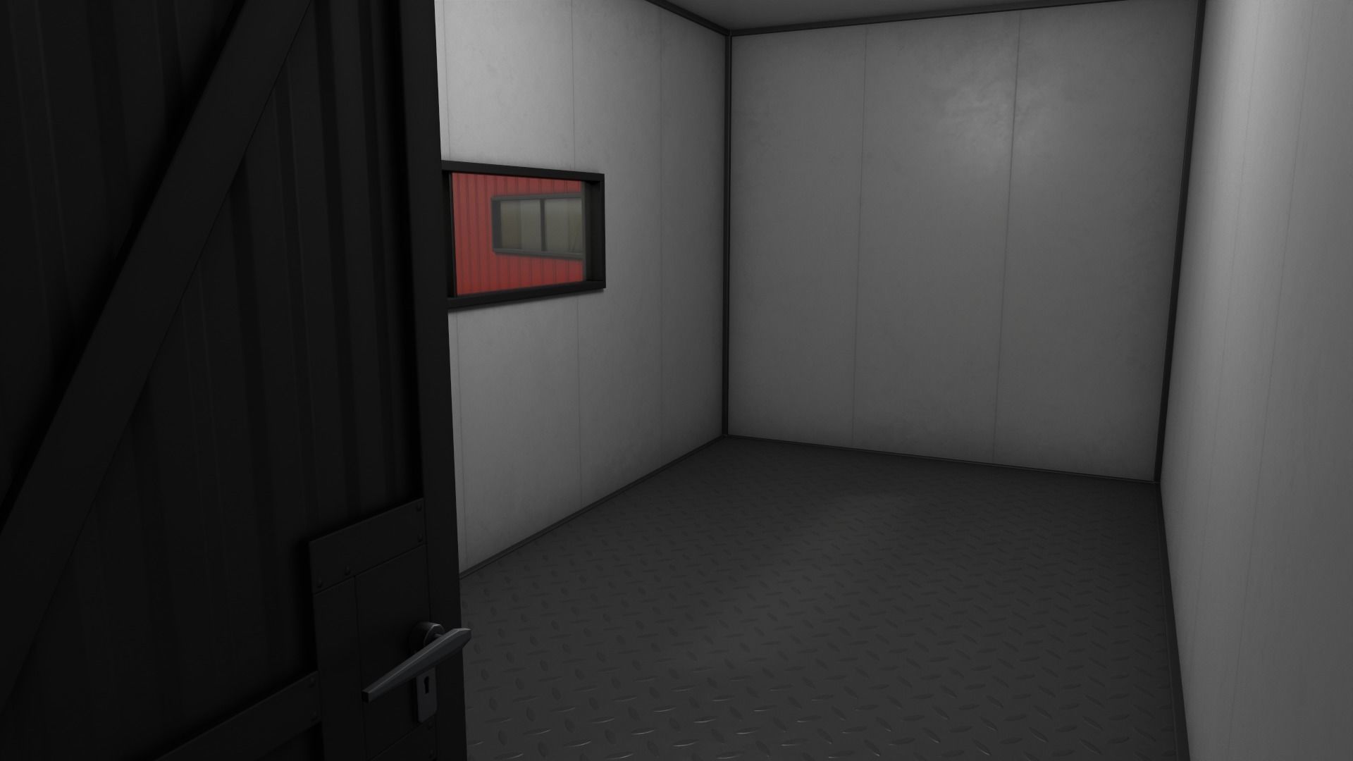 PBR Shed House A 20ft V2 Low-poly 3D model_14