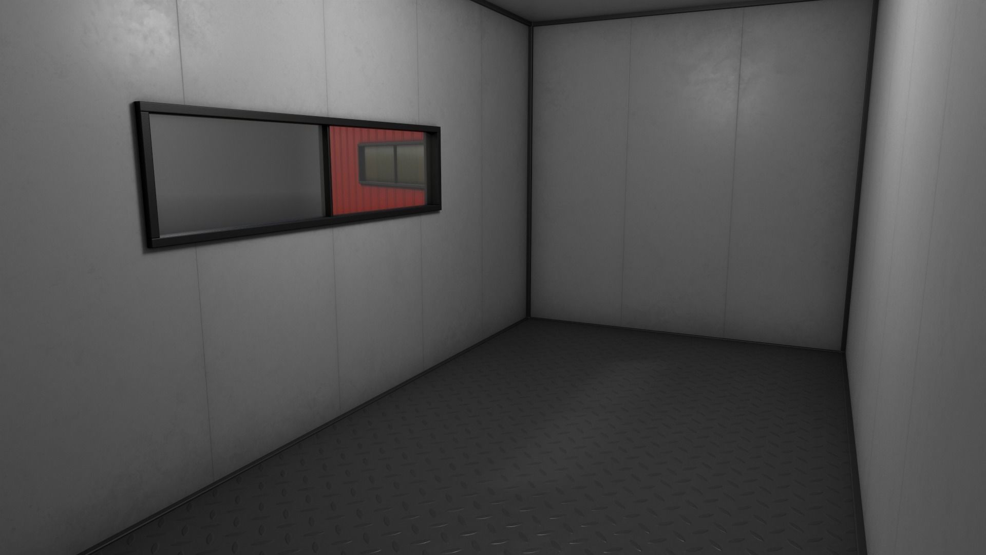 PBR Shed House A 20ft V2 Low-poly 3D model_13