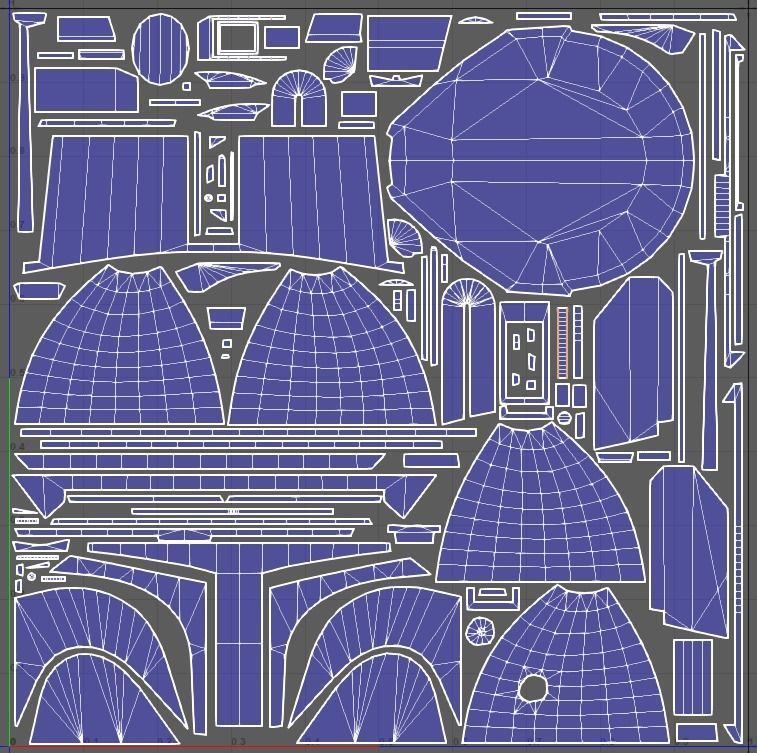 Boba Fett helmet Low-poly 3D model_18
