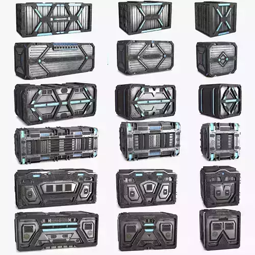 Sci-fi Container Collection 