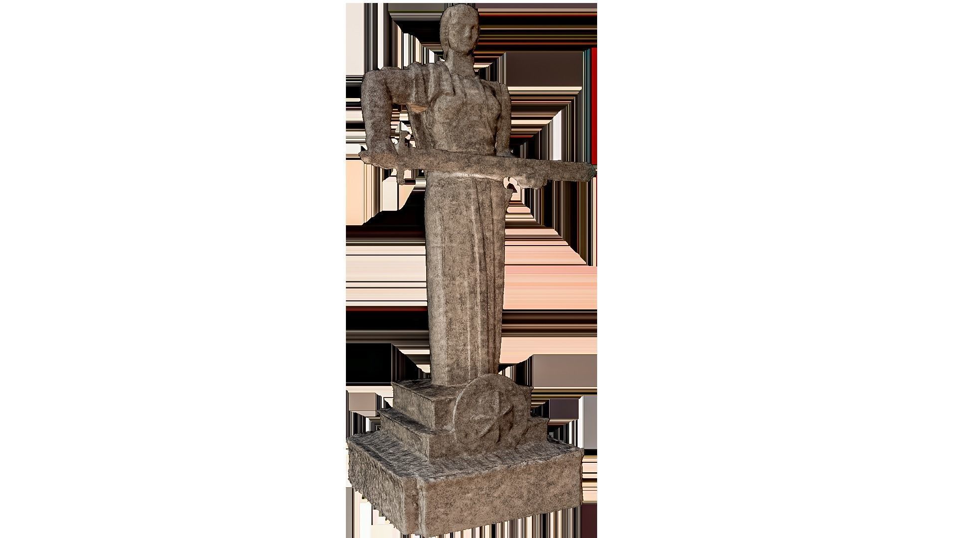 Mother Armenia 3D model_12