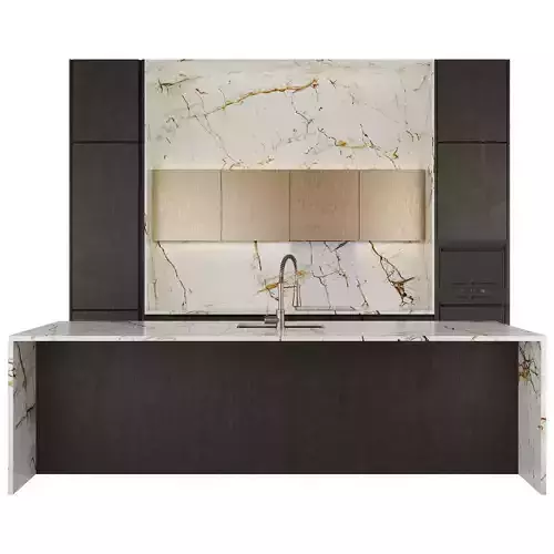 Modern kitchen with island