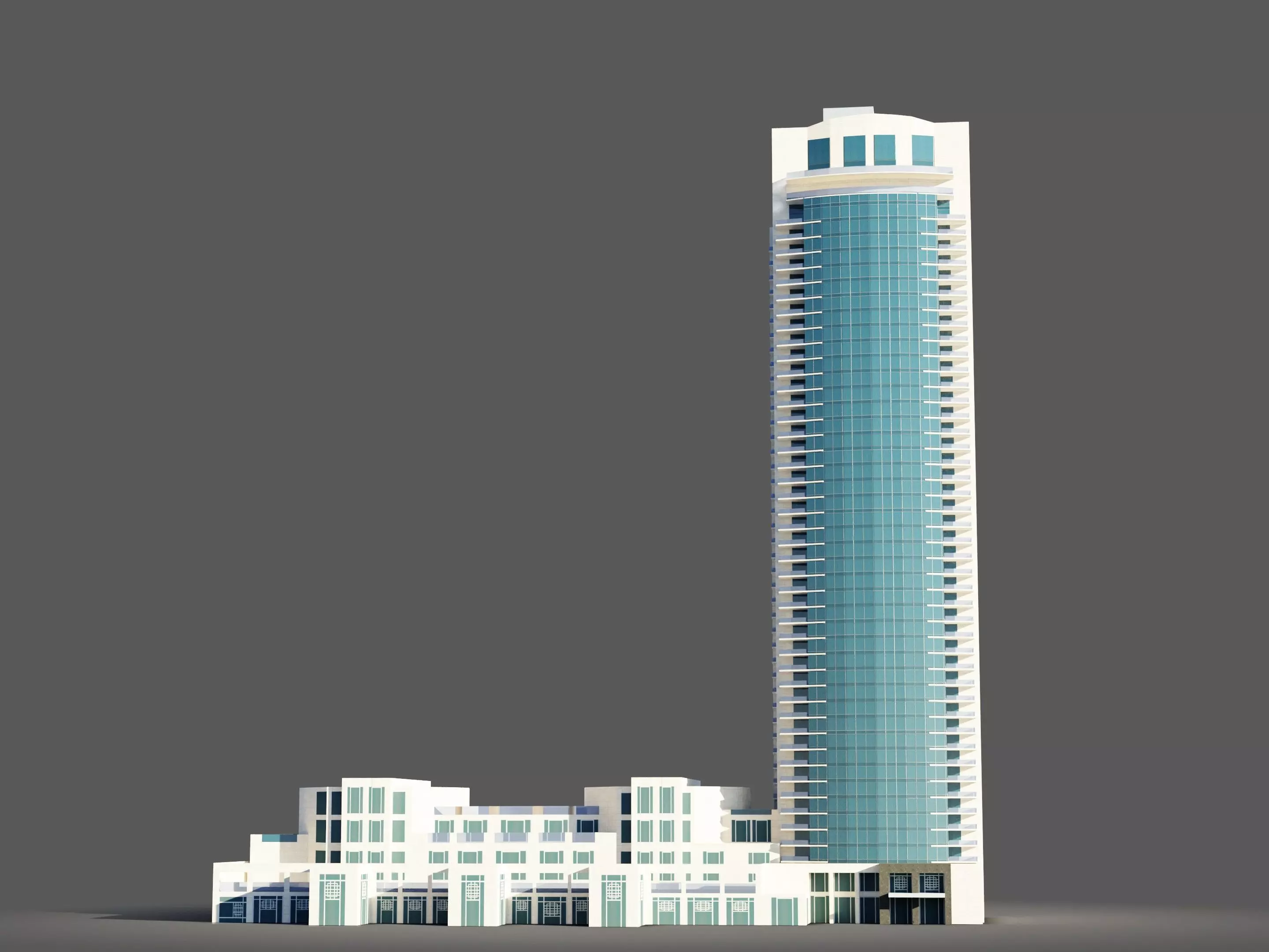 The Residences Tower 1 - Dubai 3D model
