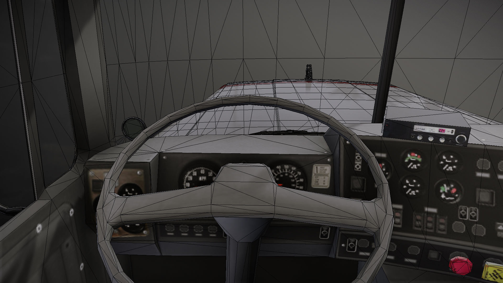 SuperLiner refregirated trailer Low-poly 3D model_38