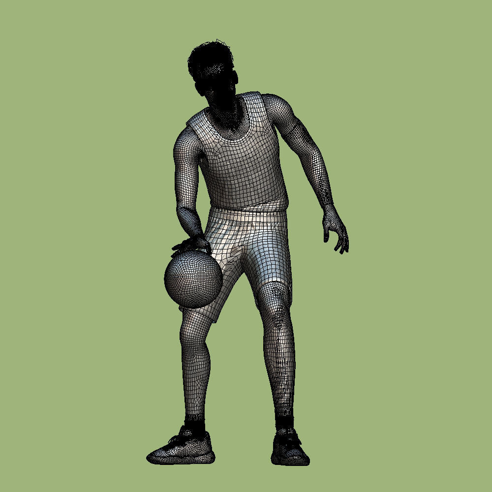 3D Rigged Danny Green Cleveland Cavaliers NBA 3D model_5