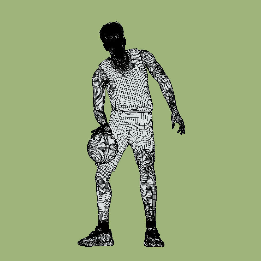 3D Rigged Danny Green Cleveland Cavaliers NBA 3D model_8