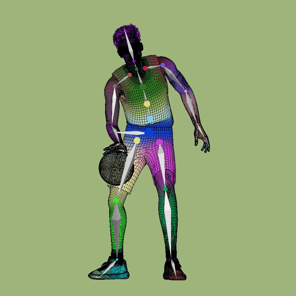 3D Rigged Danny Green Cleveland Cavaliers NBA 3D model_6