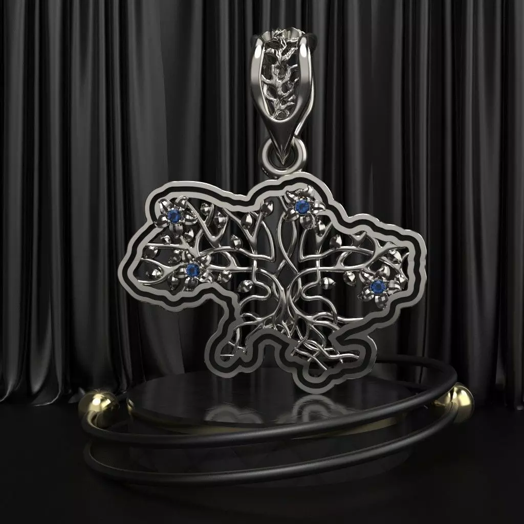 Ukraine Pendant 3D print model