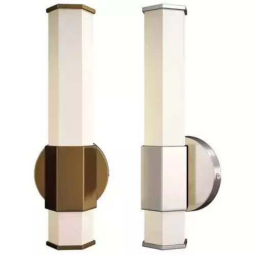 CONTEMPORARY HEXAGON BATH SCONCE