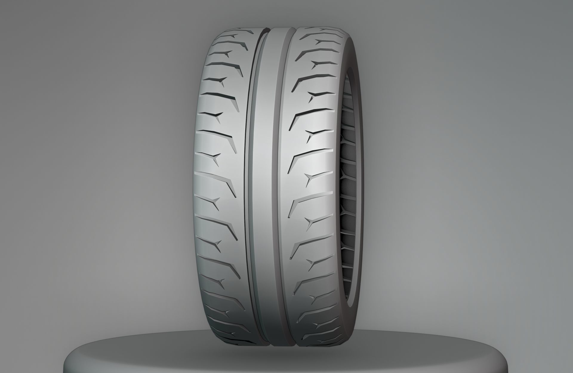 Continental ExtremeContact Force - 3D Tire Game Ready - Textured Low-poly 3D model_17