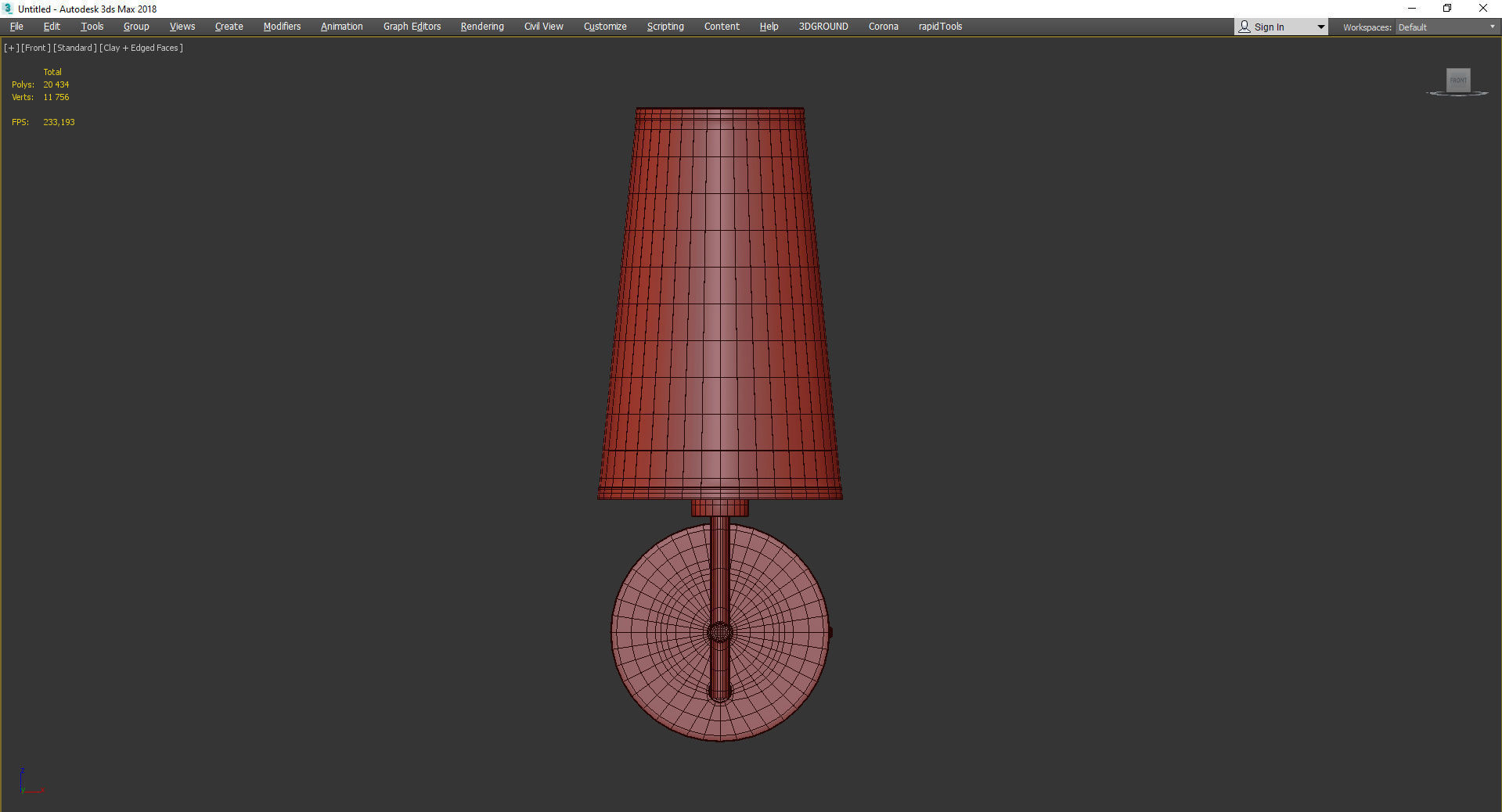 NOAH SHADED BATH SCONCE Low-poly 3D model_2