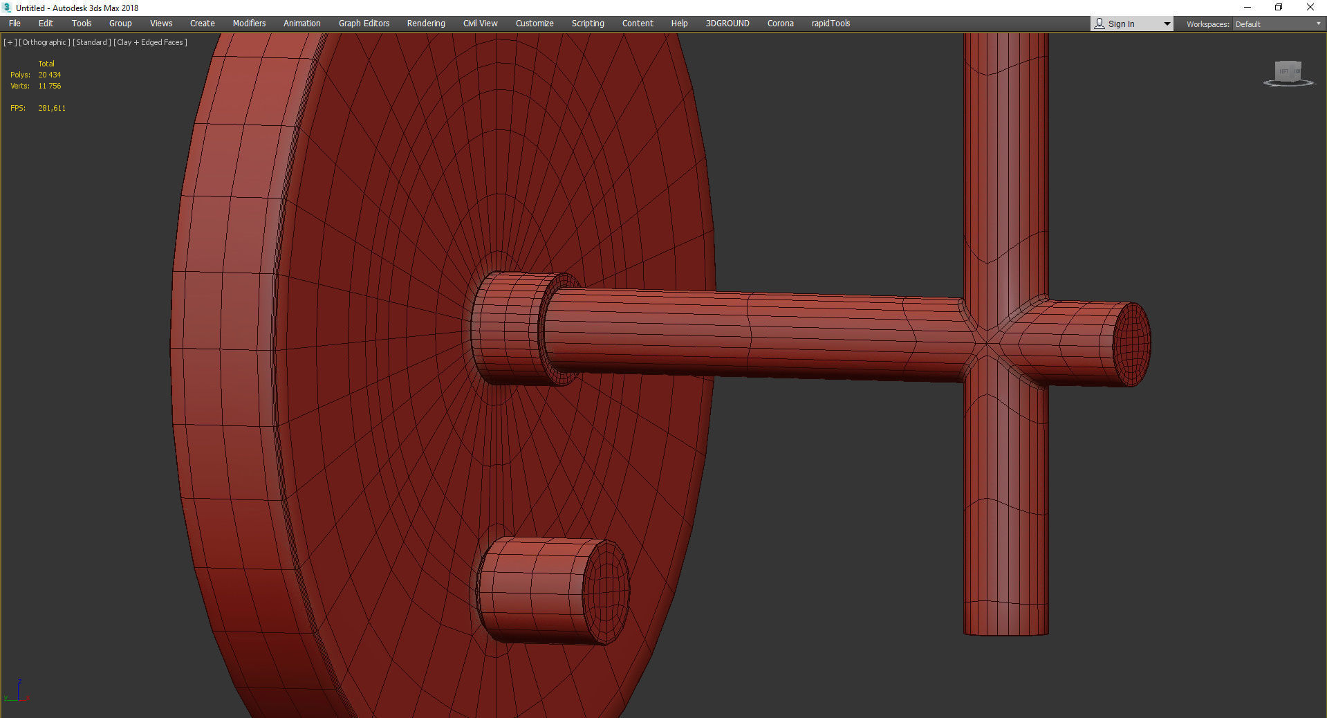 NOAH SHADED BATH SCONCE Low-poly 3D model_4