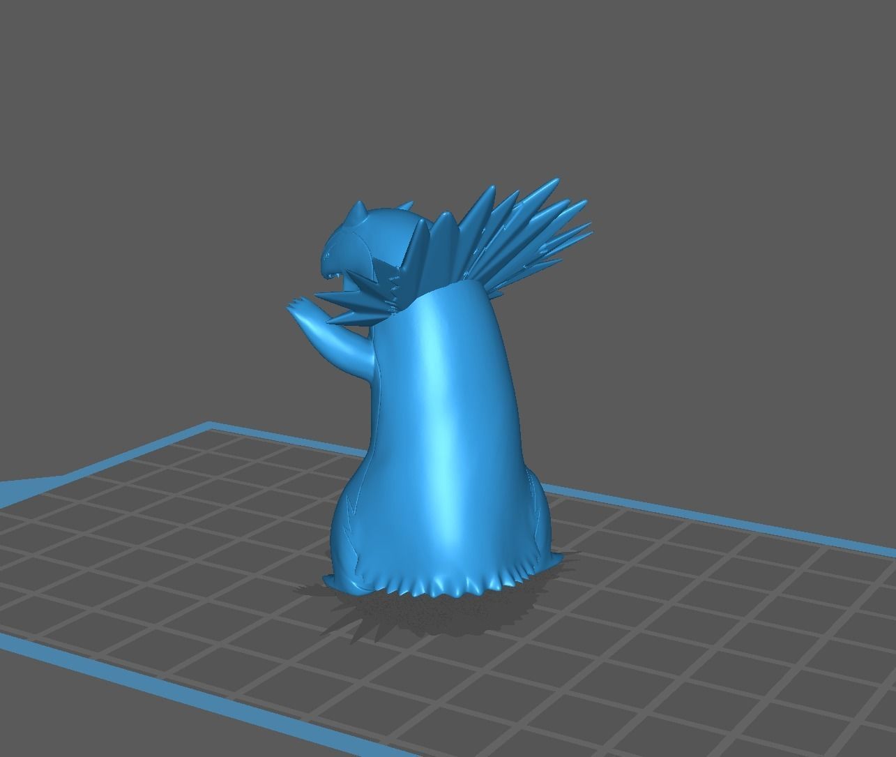 Typlosion pokemon 3D print model 3D print model_13