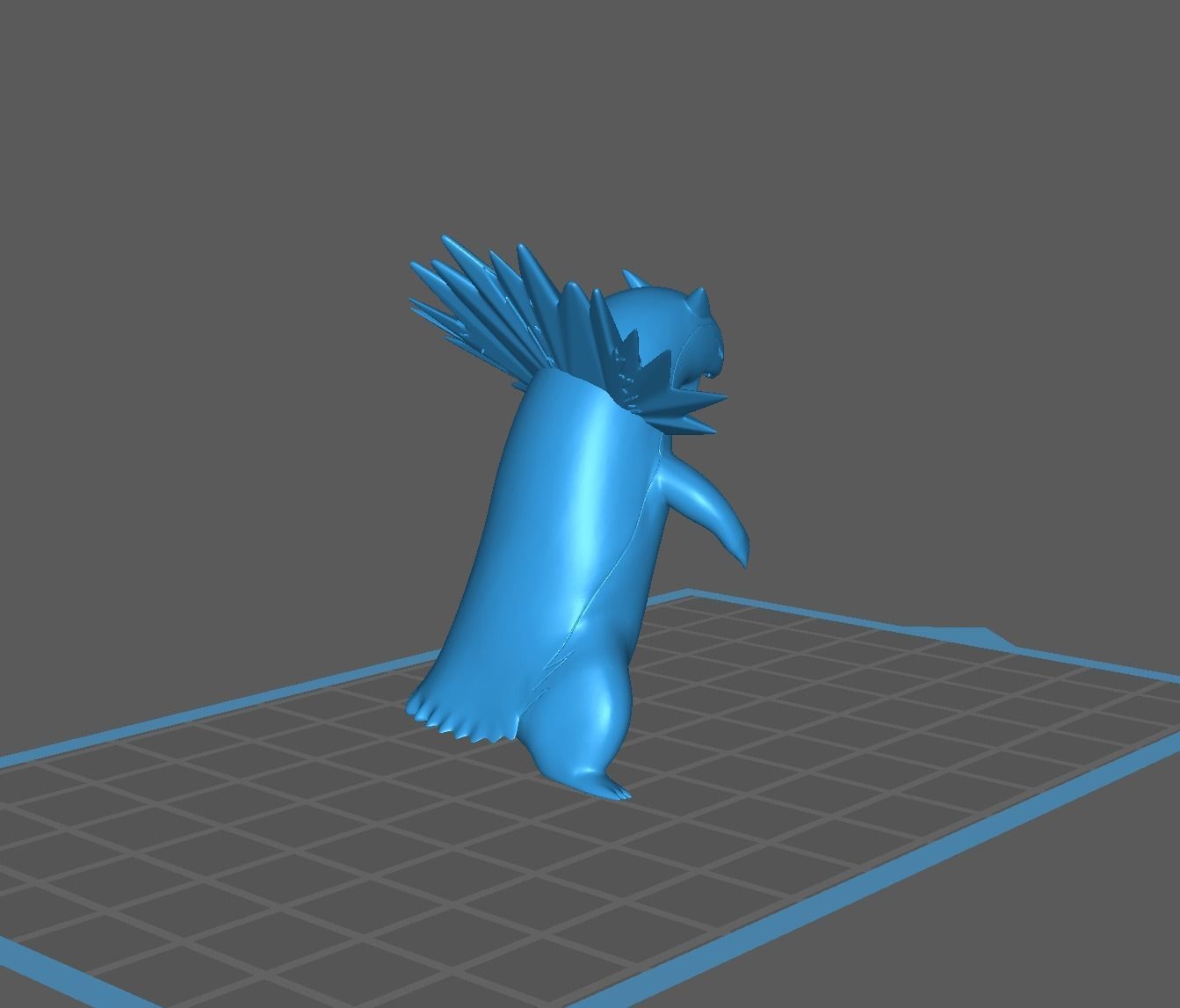 Typlosion pokemon 3D print model 3D print model_14