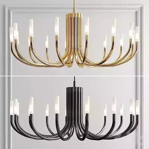Rousseau Large Oval Chandelier