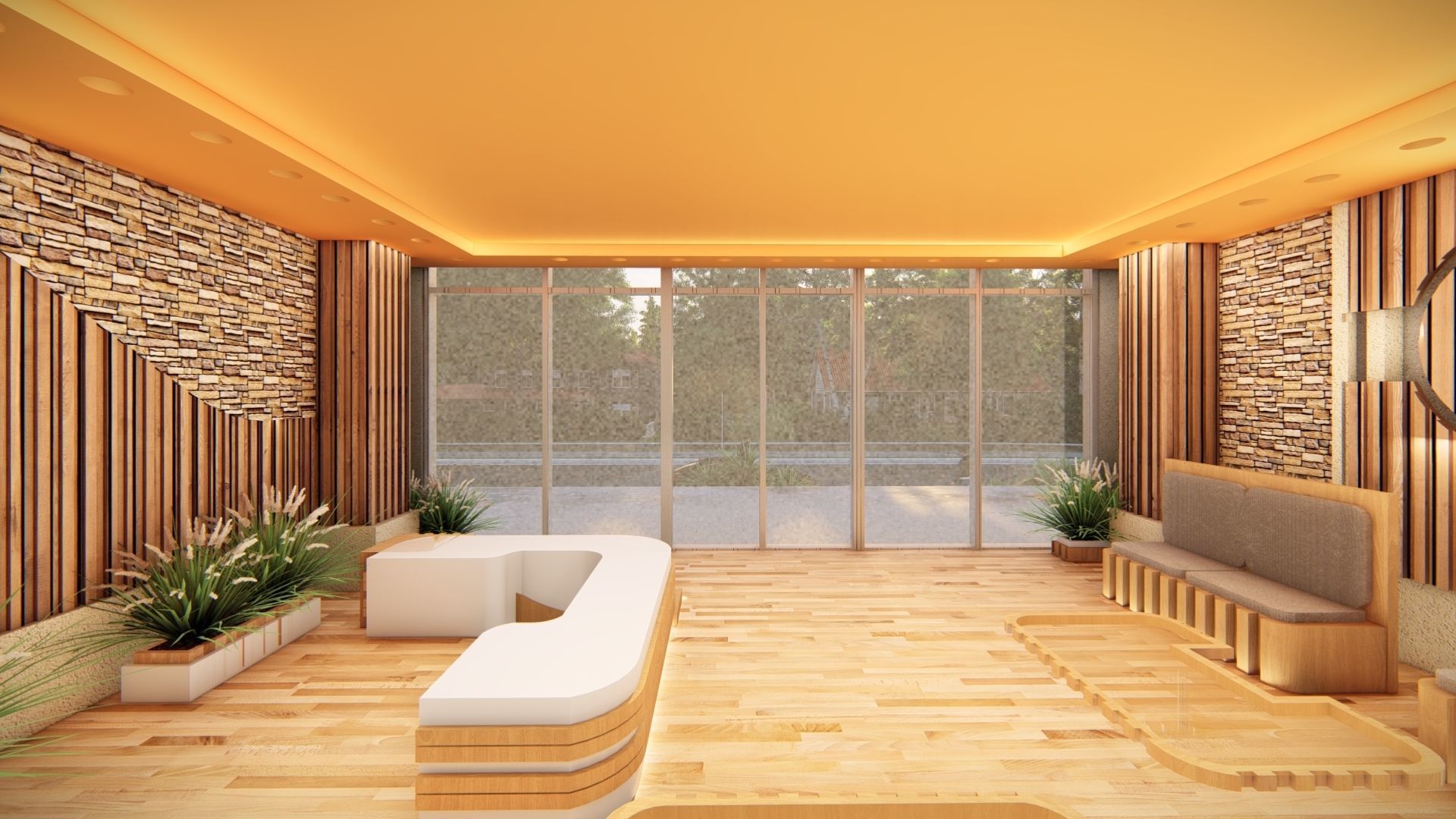 coffeshop reception 3D model_3