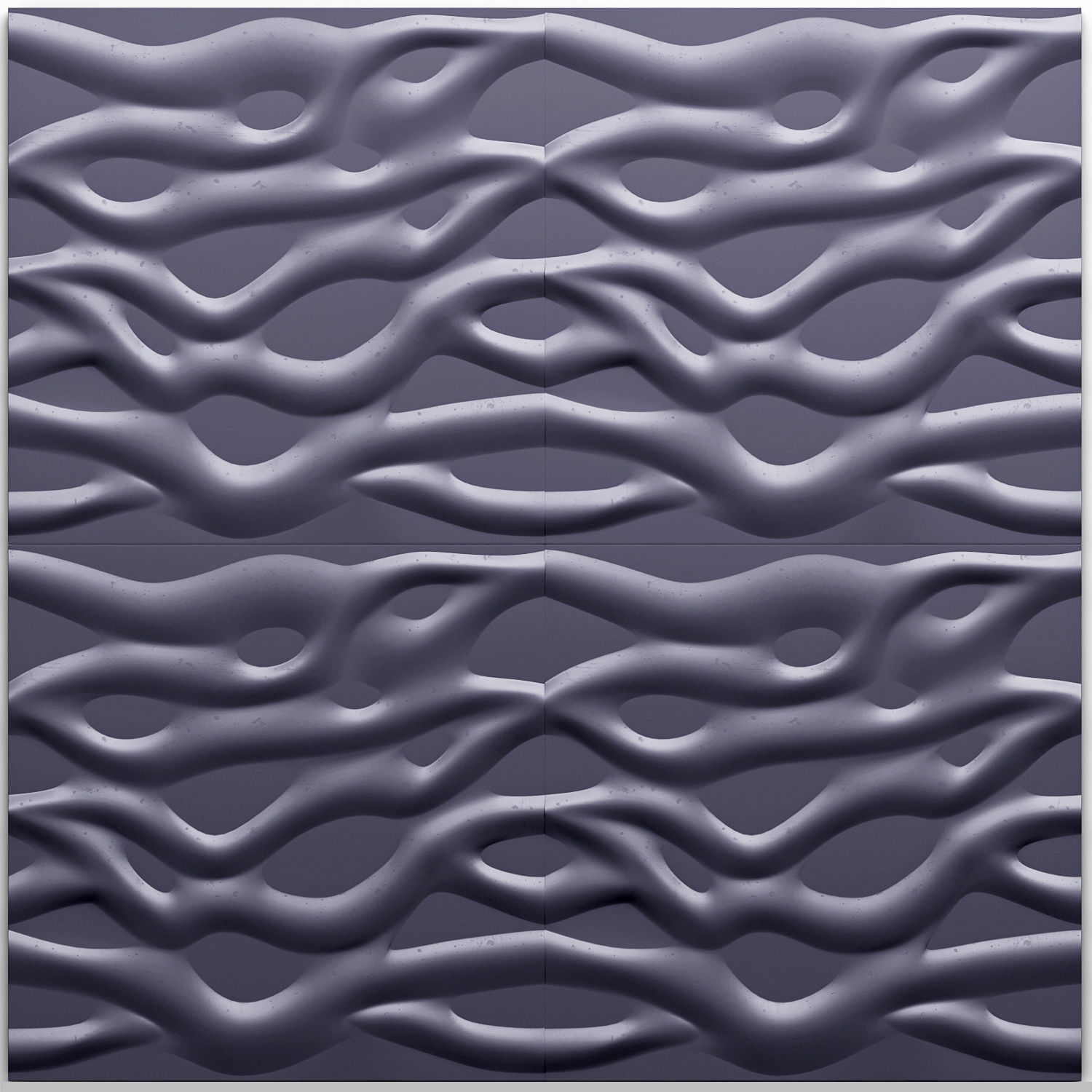 tiles panel stripes 3D model_2