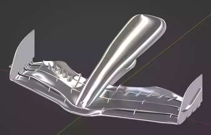 Ferrari SF23 front and rear wing for hat