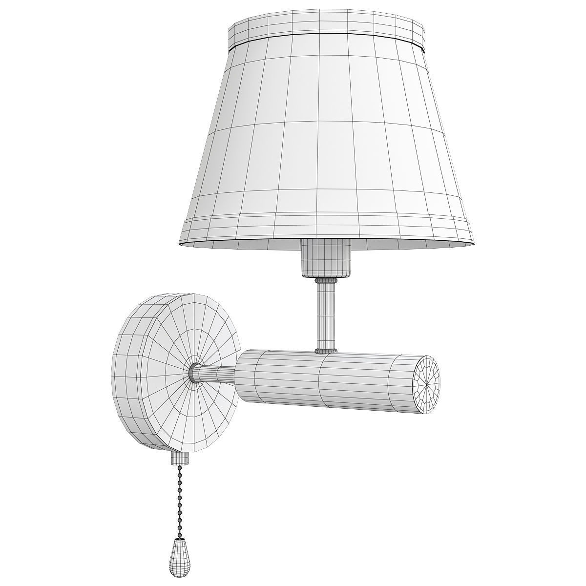 SIMEN WALL Low-poly 3D model_1