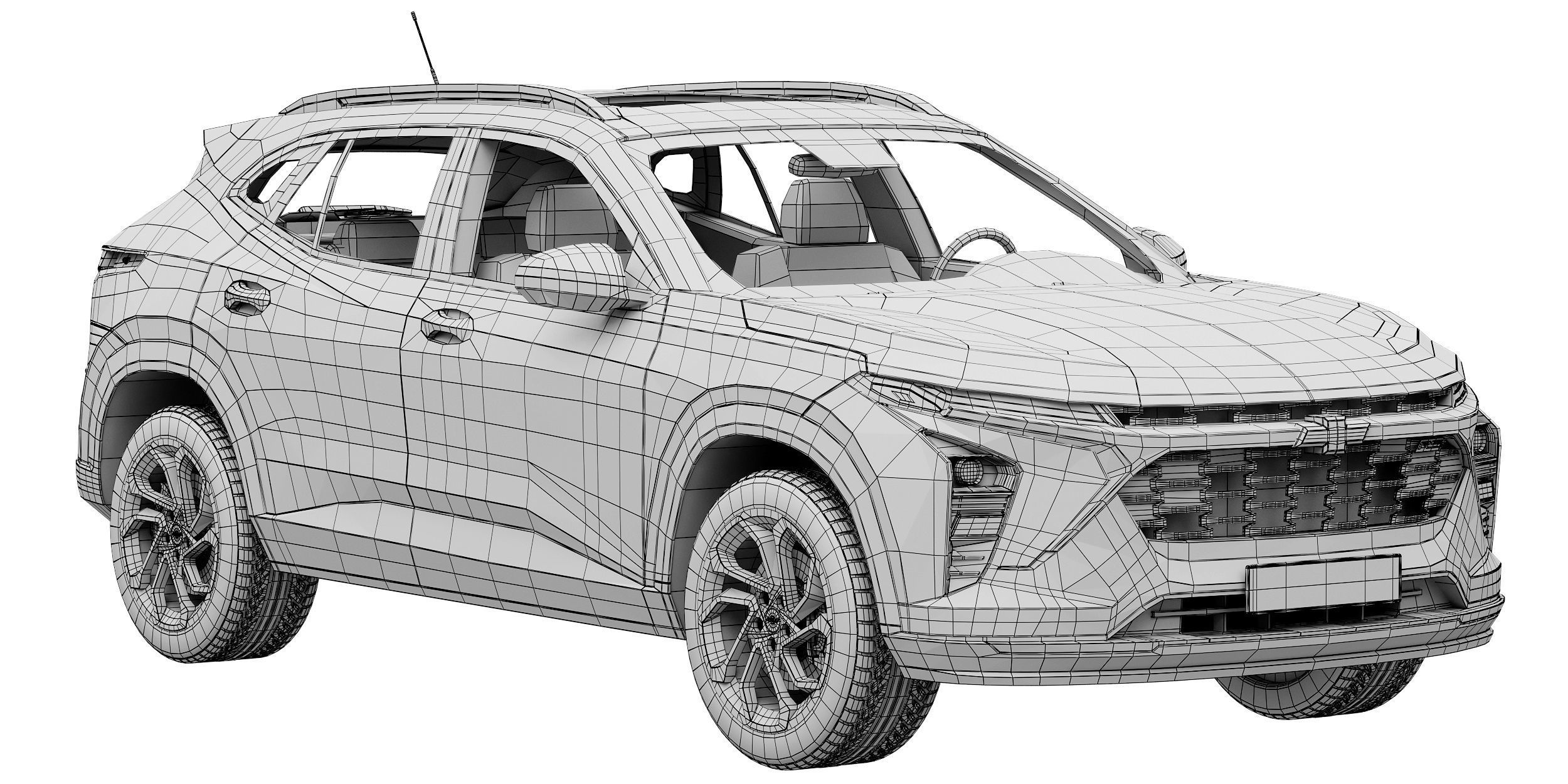 Chevrolet Trax RS 2024 3D model_14