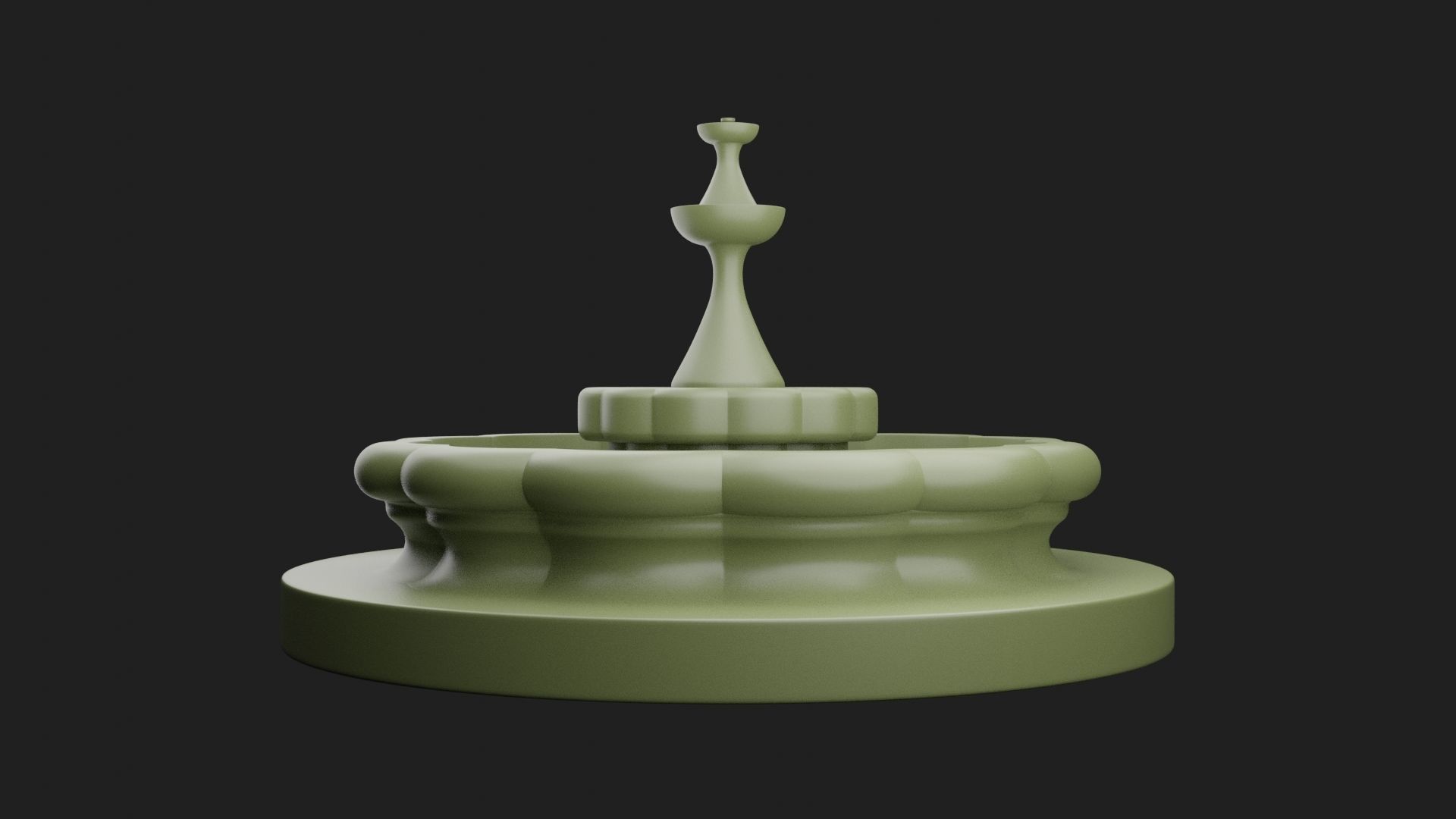 Fountain 3D Model 3D print model_1