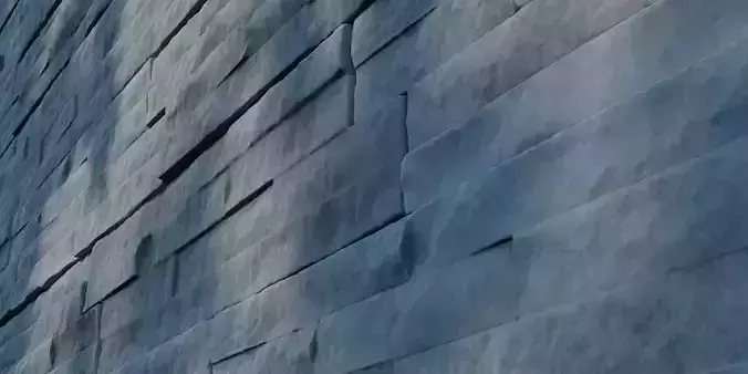 Photorealistic Wall Tile Panels Low-poly 3D model