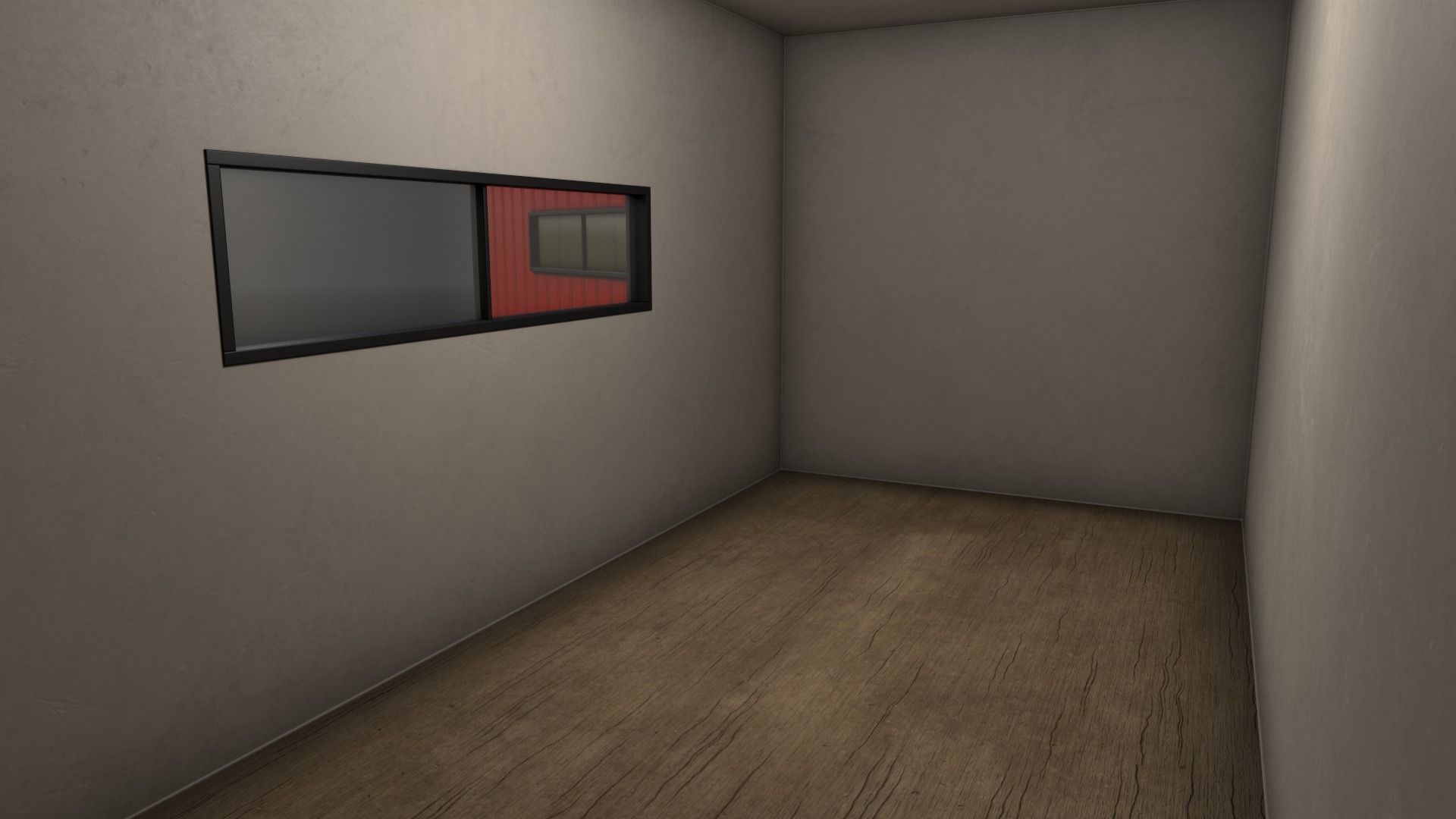 PBR Shed House B 20ft V2 Low-poly 3D model_13