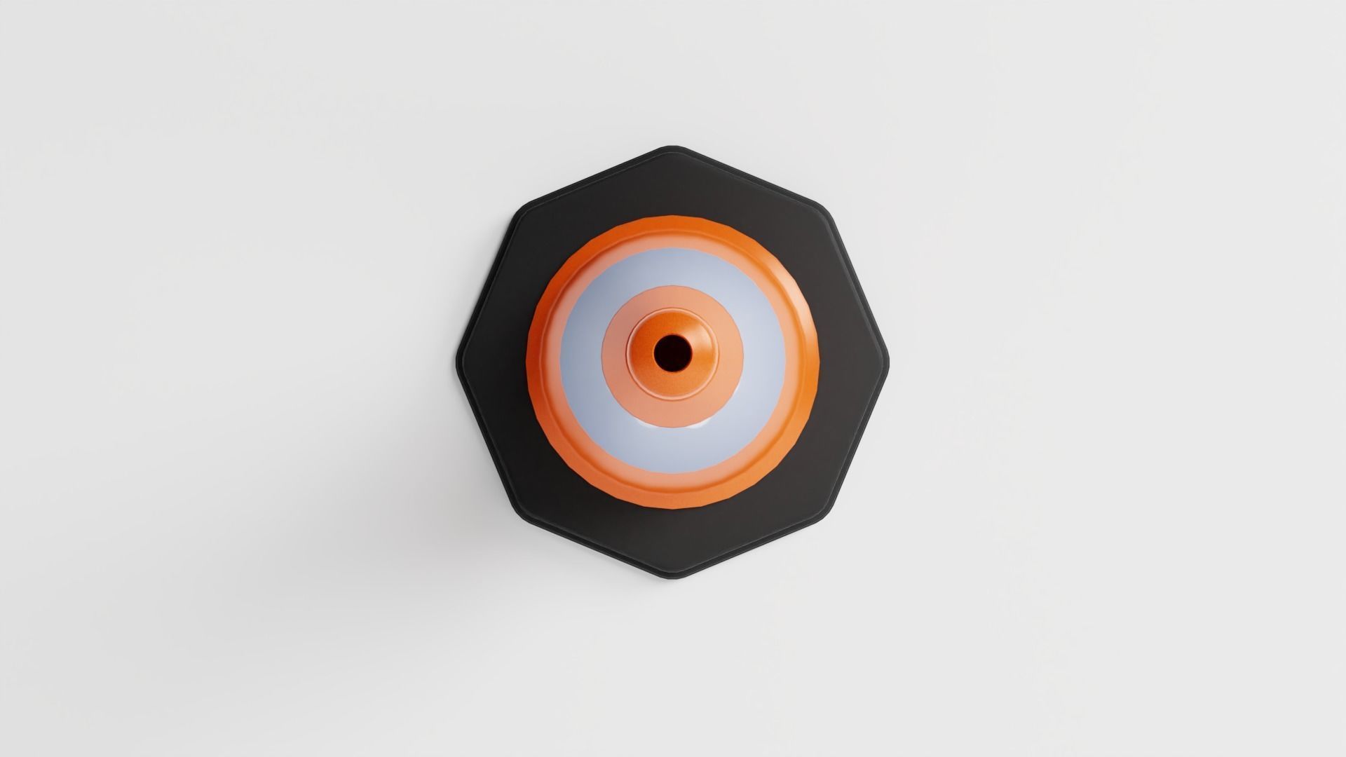 Traffic Cone 3D model_3