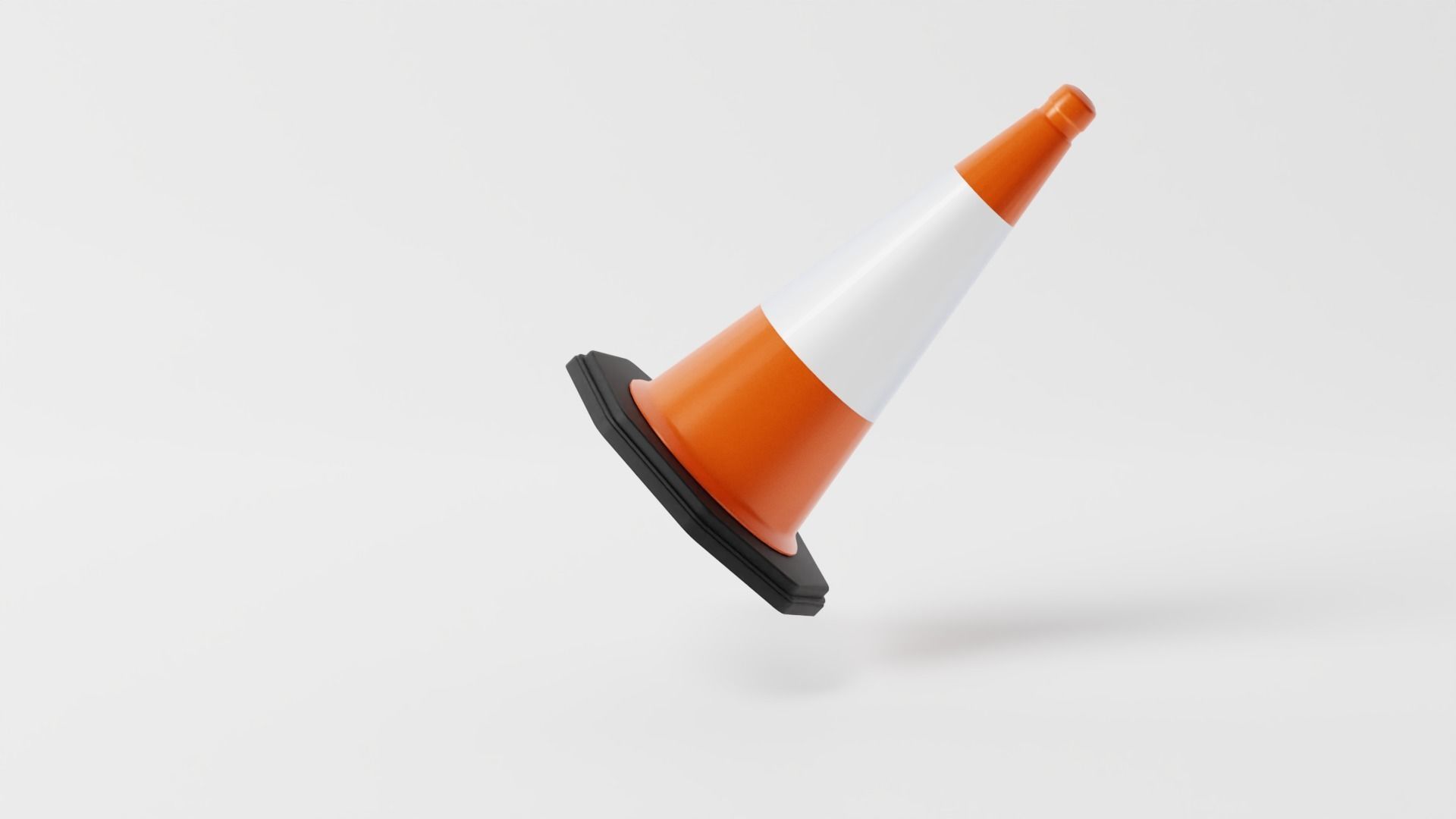 Traffic Cone 3D model_1