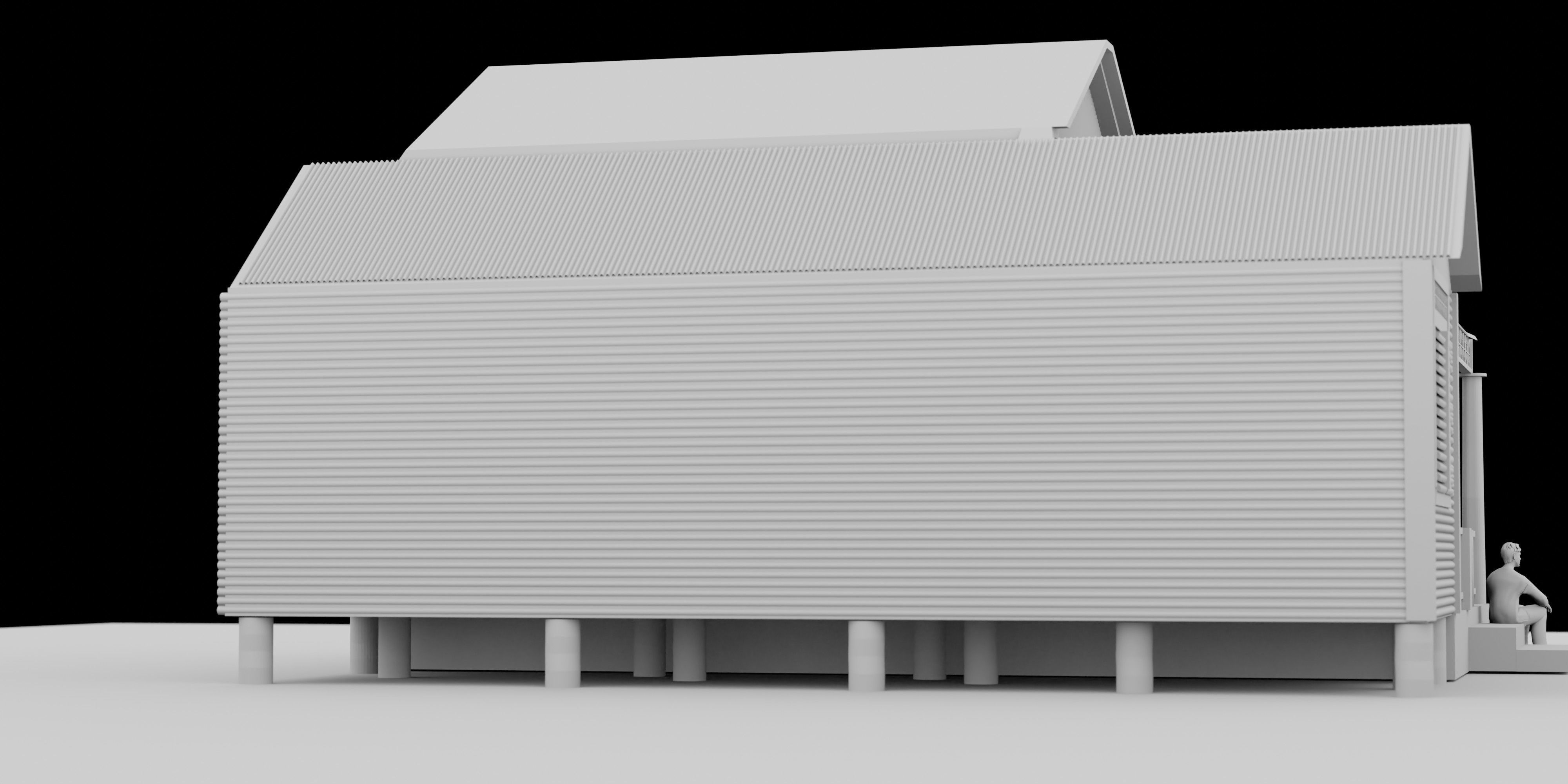 3D Hut 3D model_5