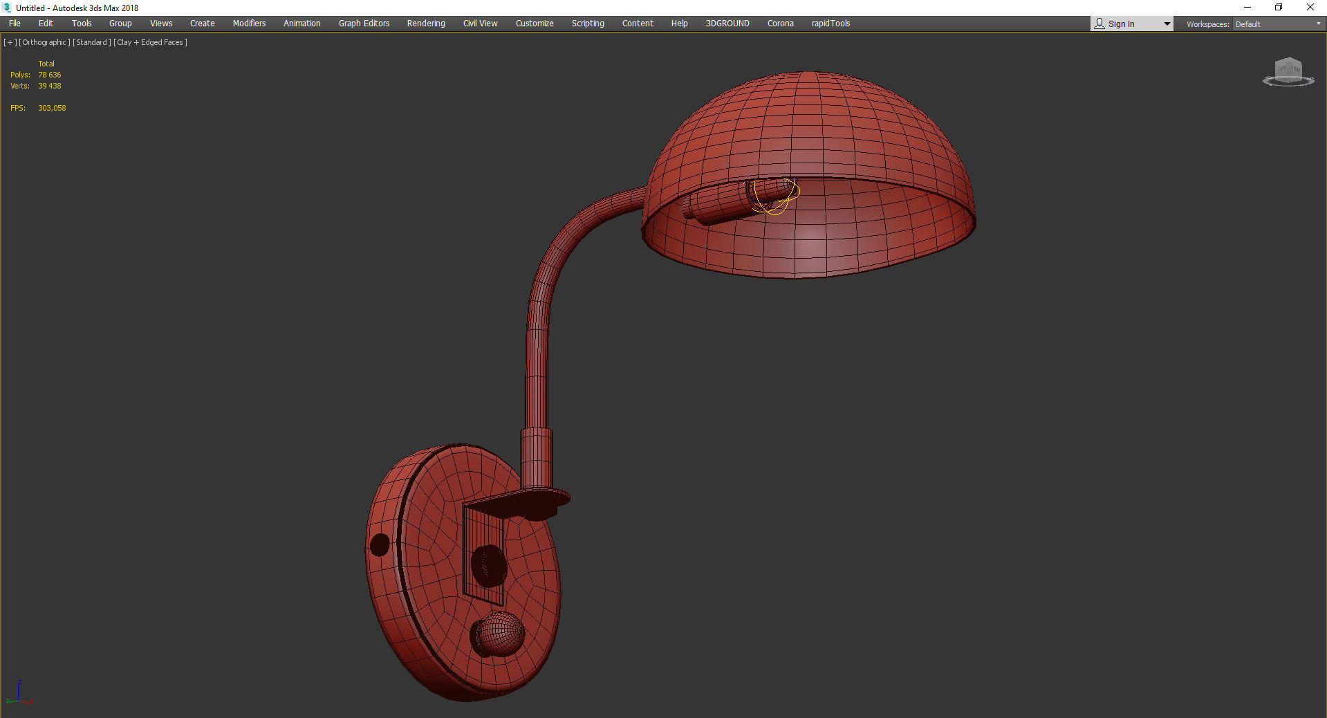 BARBARA SCONCE Low-poly 3D model_3