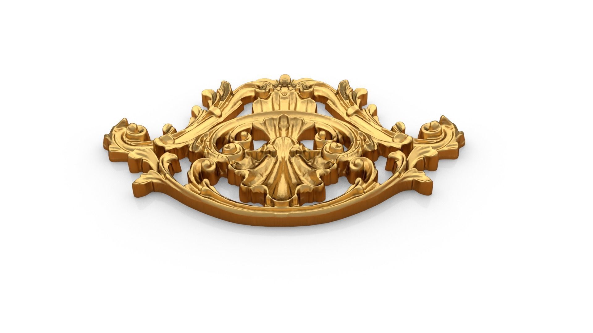 Classic decor ornament 332 3D model_3