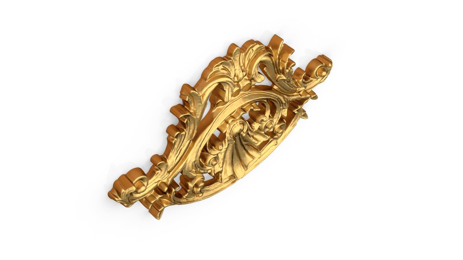 Classic decor ornament 332 3D model_5