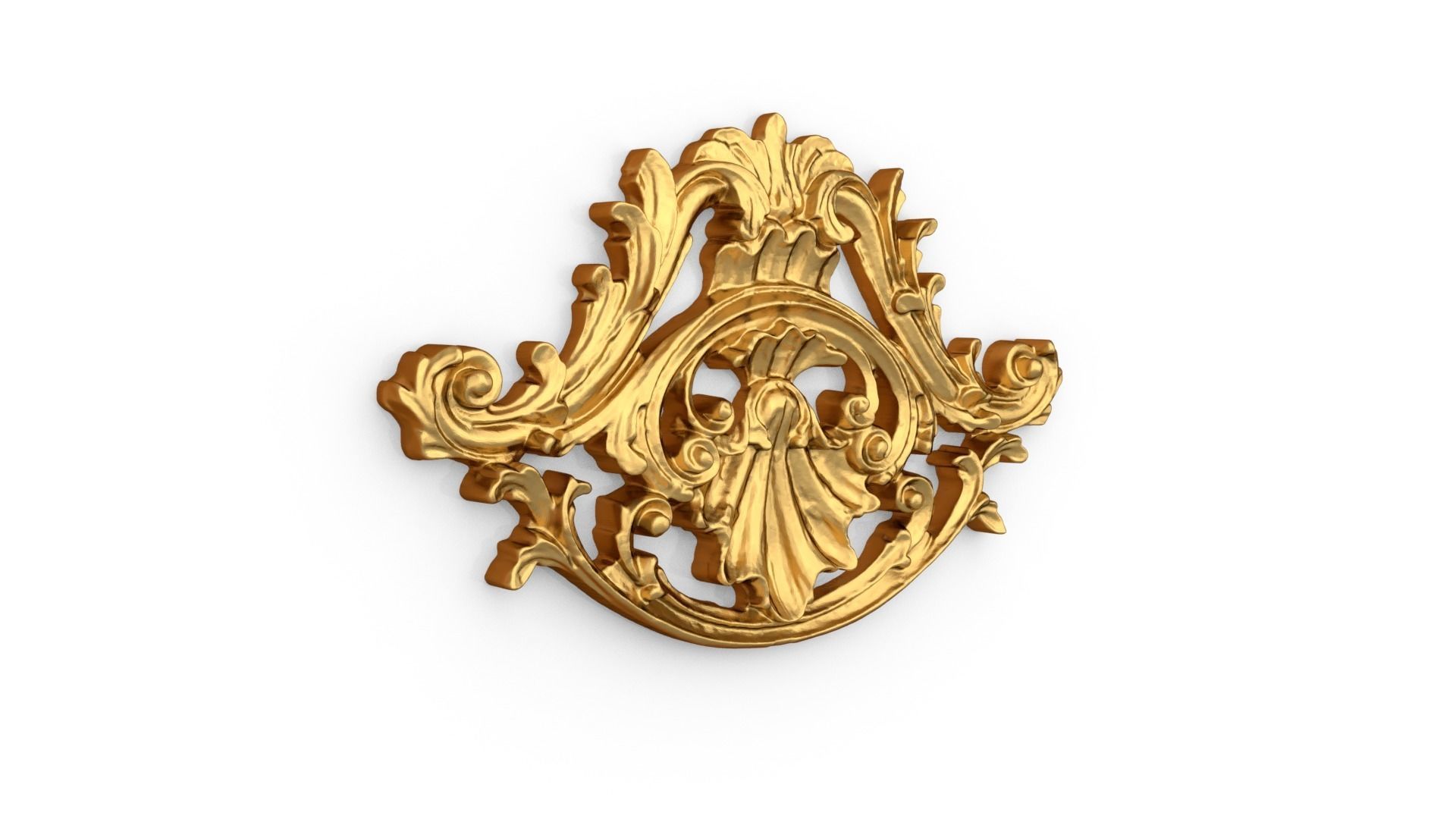 Classic decor ornament 332 3D model_1