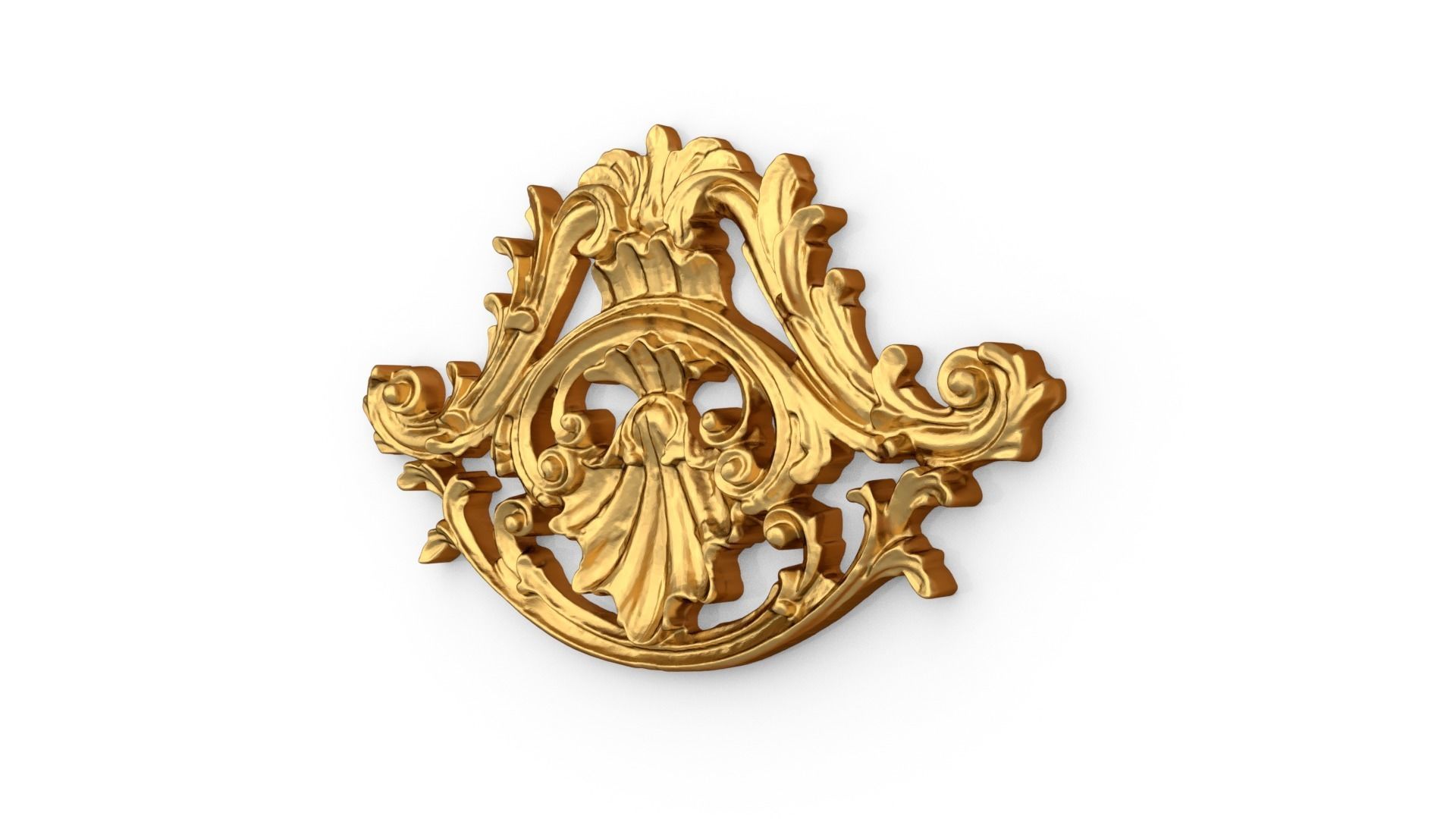 Classic decor ornament 332 3D model_2