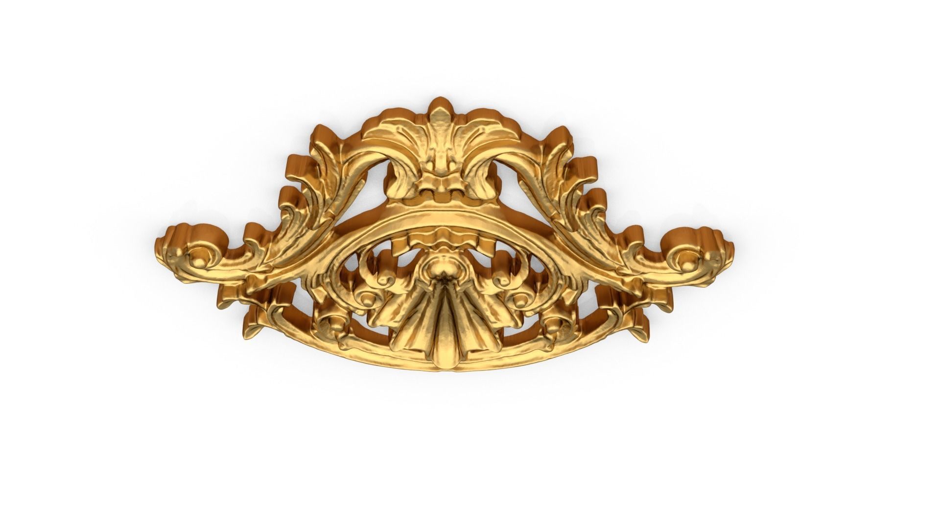 Classic decor ornament 332 3D model_4