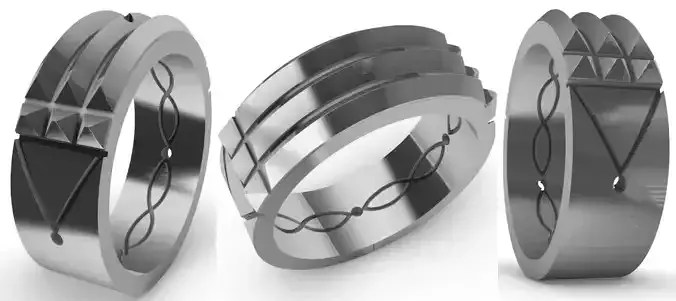 Atlantis Ring  3D print model