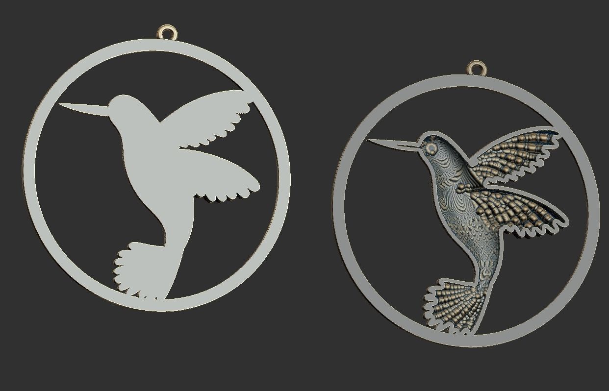 Colibri - Hummingbird - Beija flor 3D print model_5