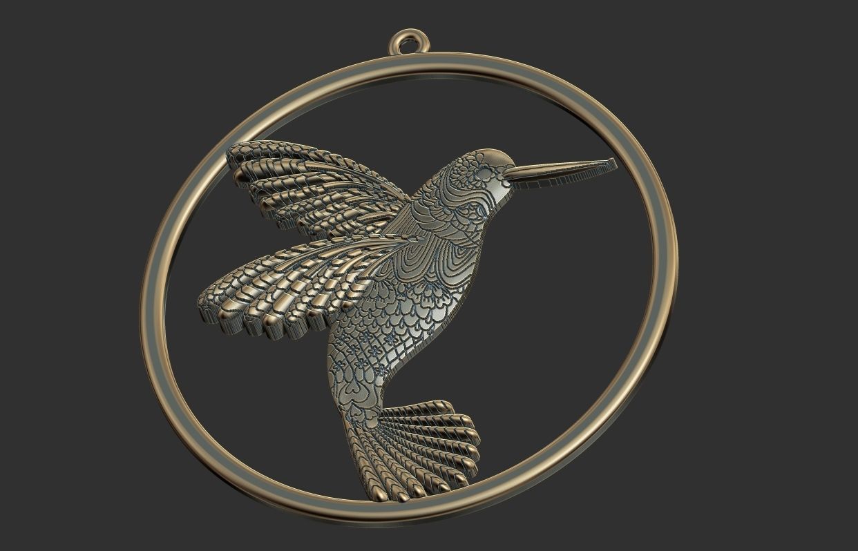 Colibri - Hummingbird - Beija flor 3D print model_9