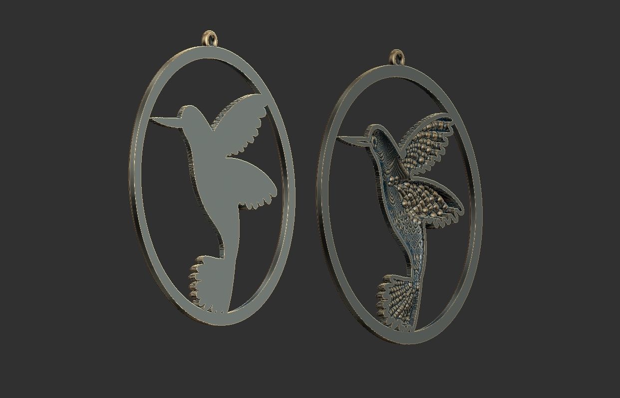 Colibri - Hummingbird - Beija flor 3D print model_6