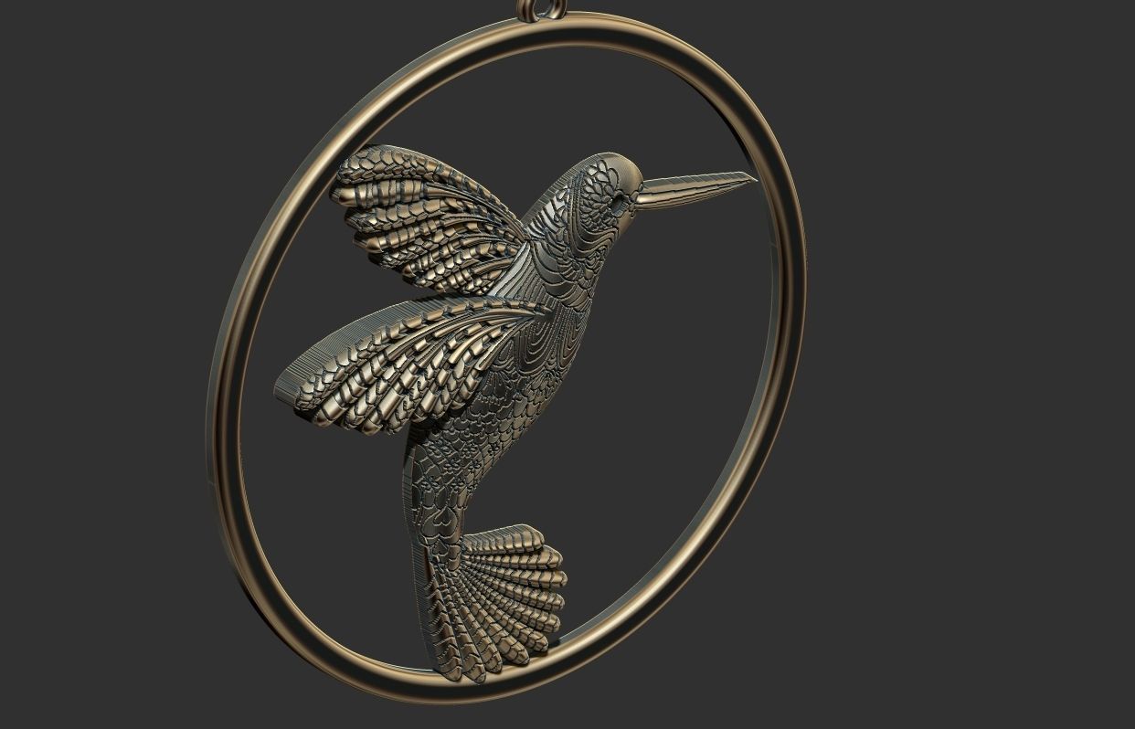 Colibri - Hummingbird - Beija flor 3D print model_12